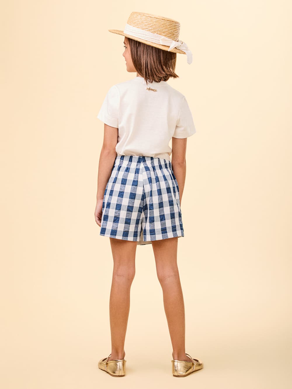 Conjunto Infantil Animê Verão Shorts Saia e Blusa Amore