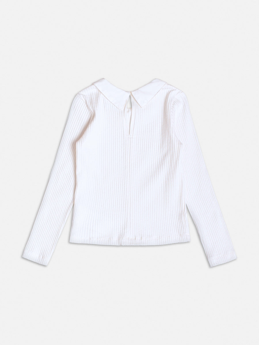Blusa Infantil Momi Inverno Manga Longa Branca Hello Kitty