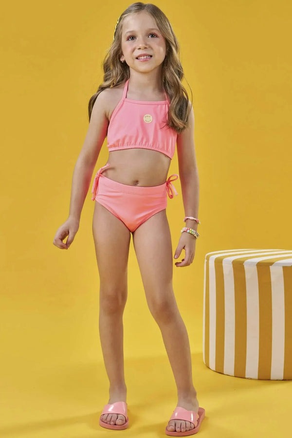 Biquíni Infantil Kukiê Verão Laranja