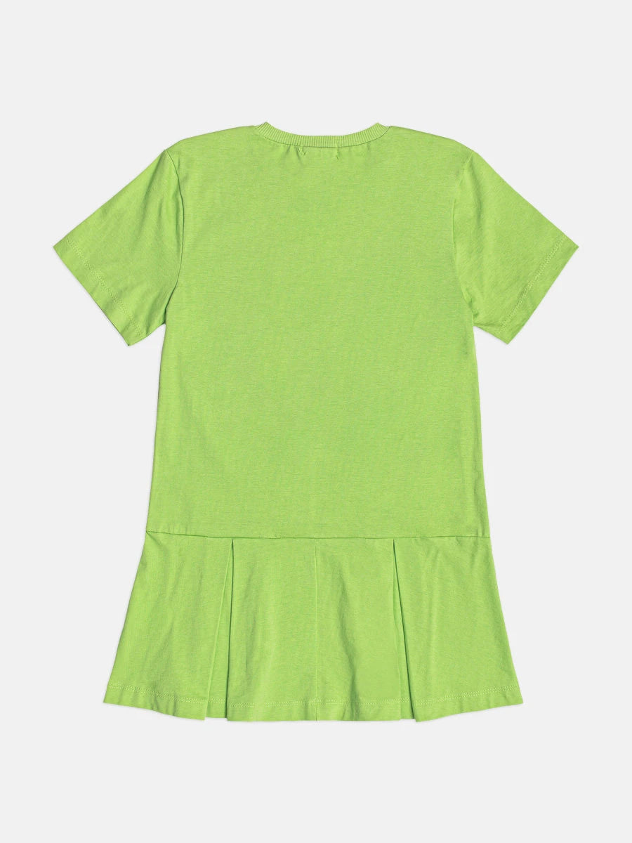 Vestido Infantil Momi Verde Hello Hello Kitty Friends