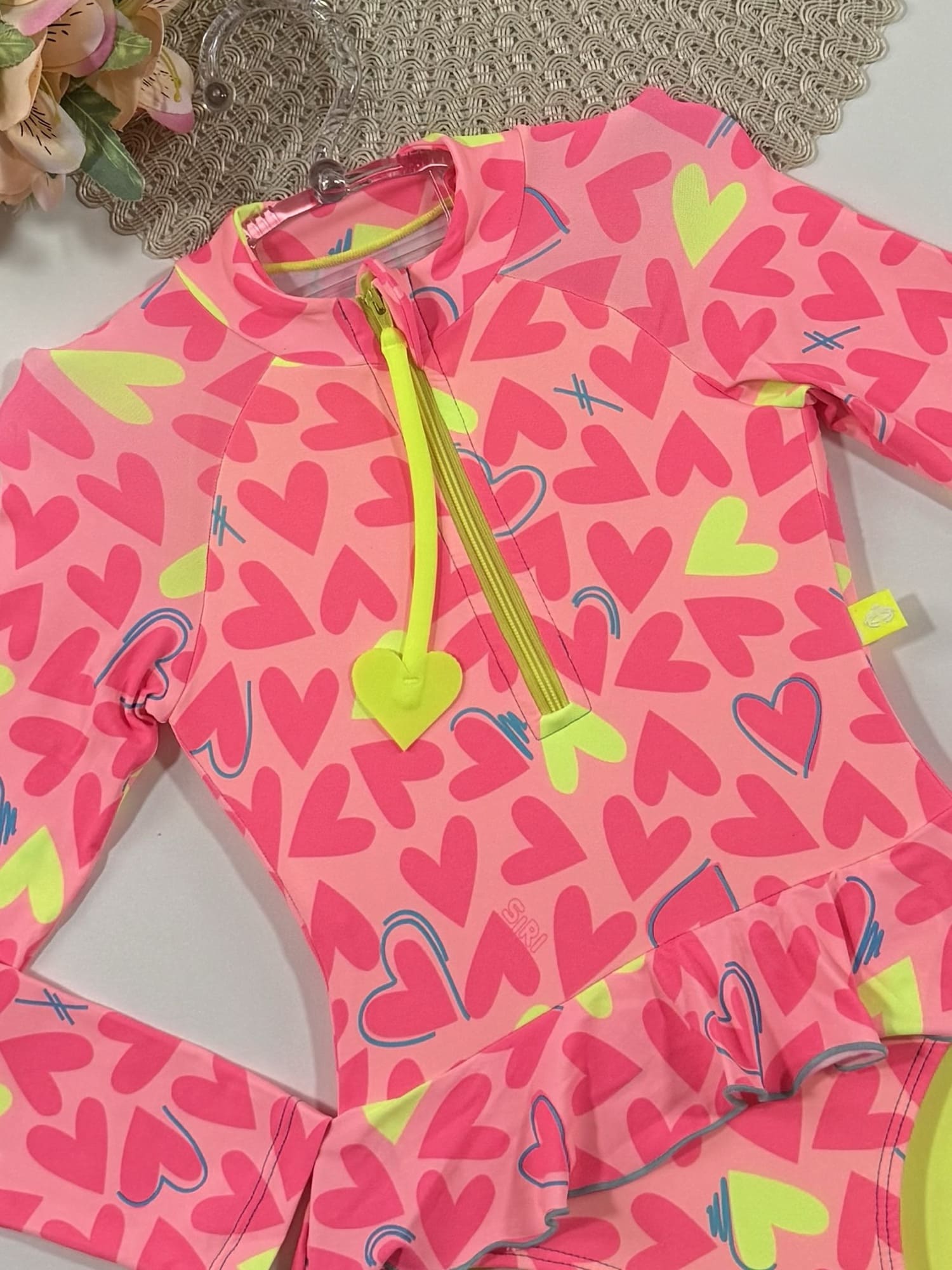 Maiô Infantil Siri Kids Lais Aplic Est Love 40298