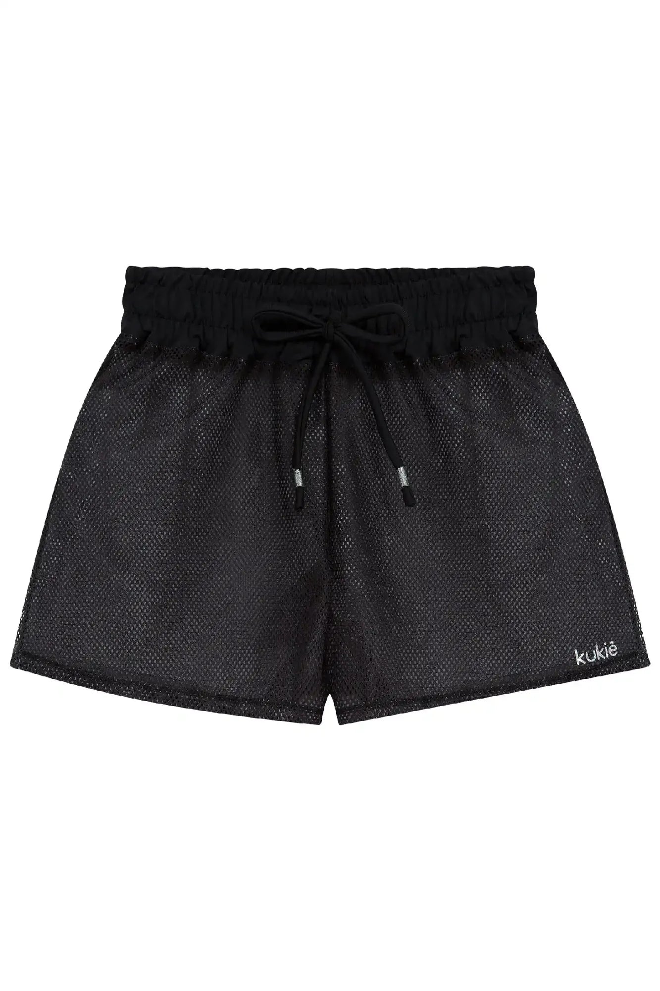 Shorts Infantil Menina Kukiê em Tela Preto