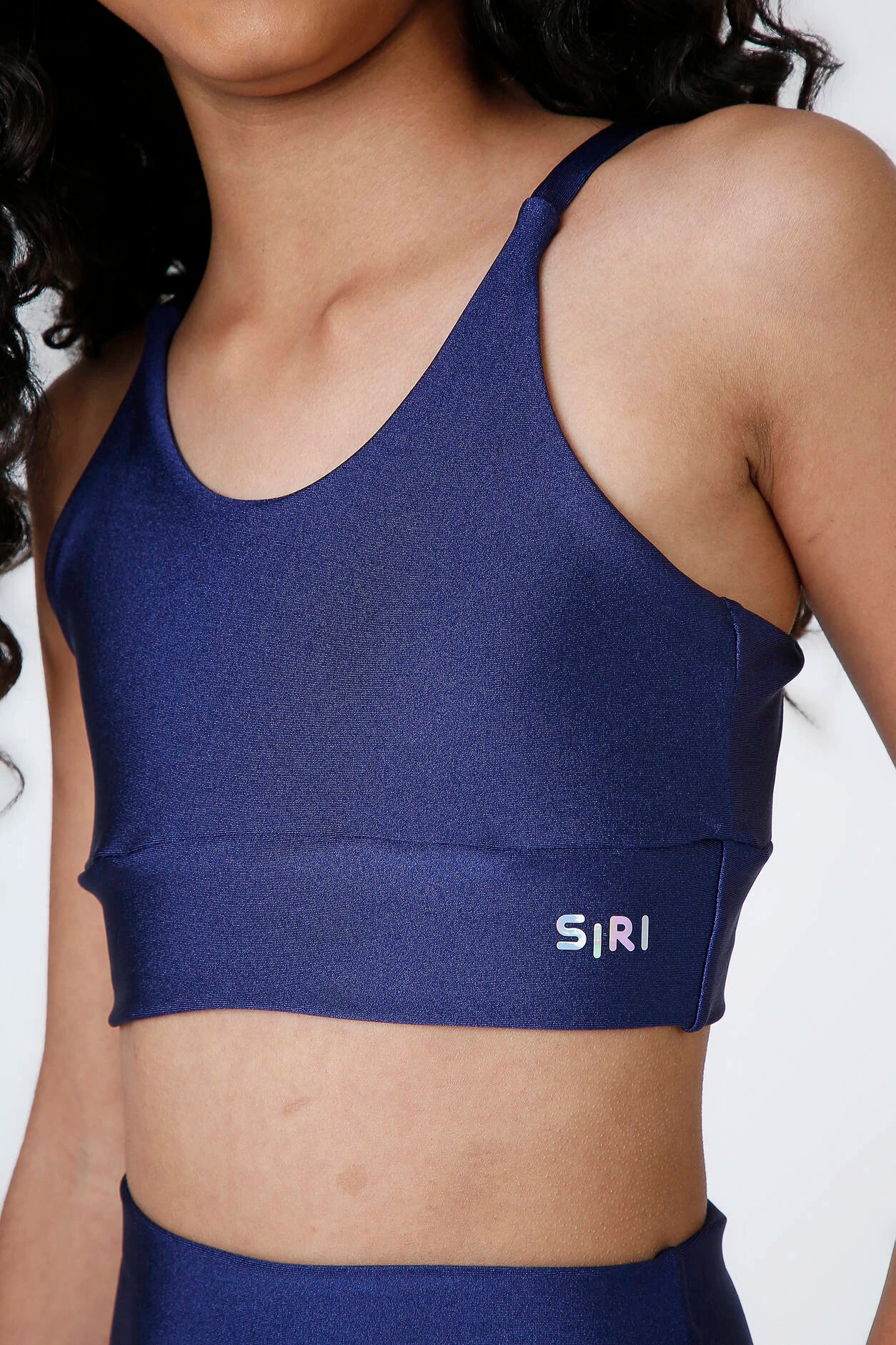 Top Infantil Siri Kids Sport Sara Trilobal Azul Marinho 42599