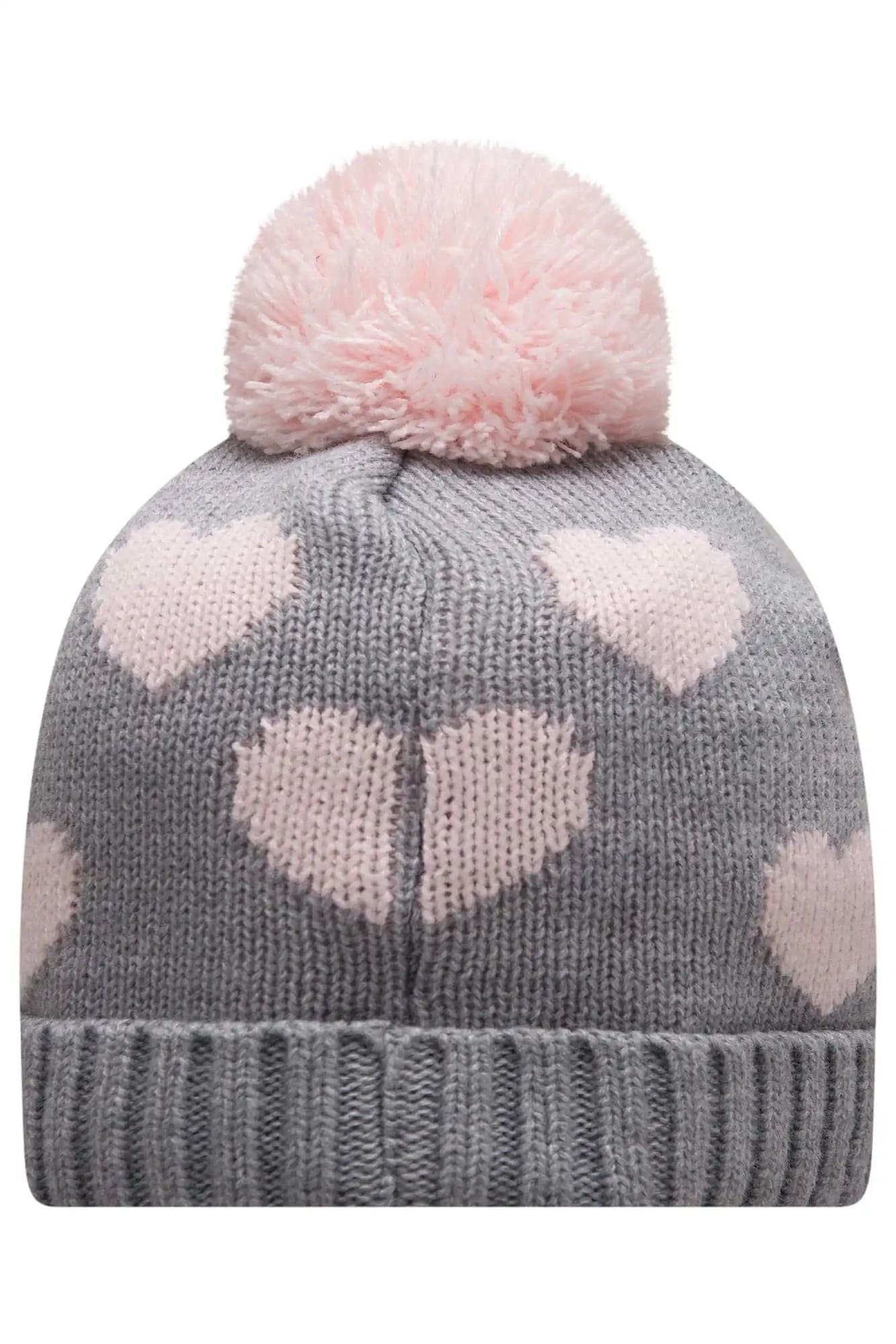 Gorro Infantil Kukie Inverno Tricot Corações