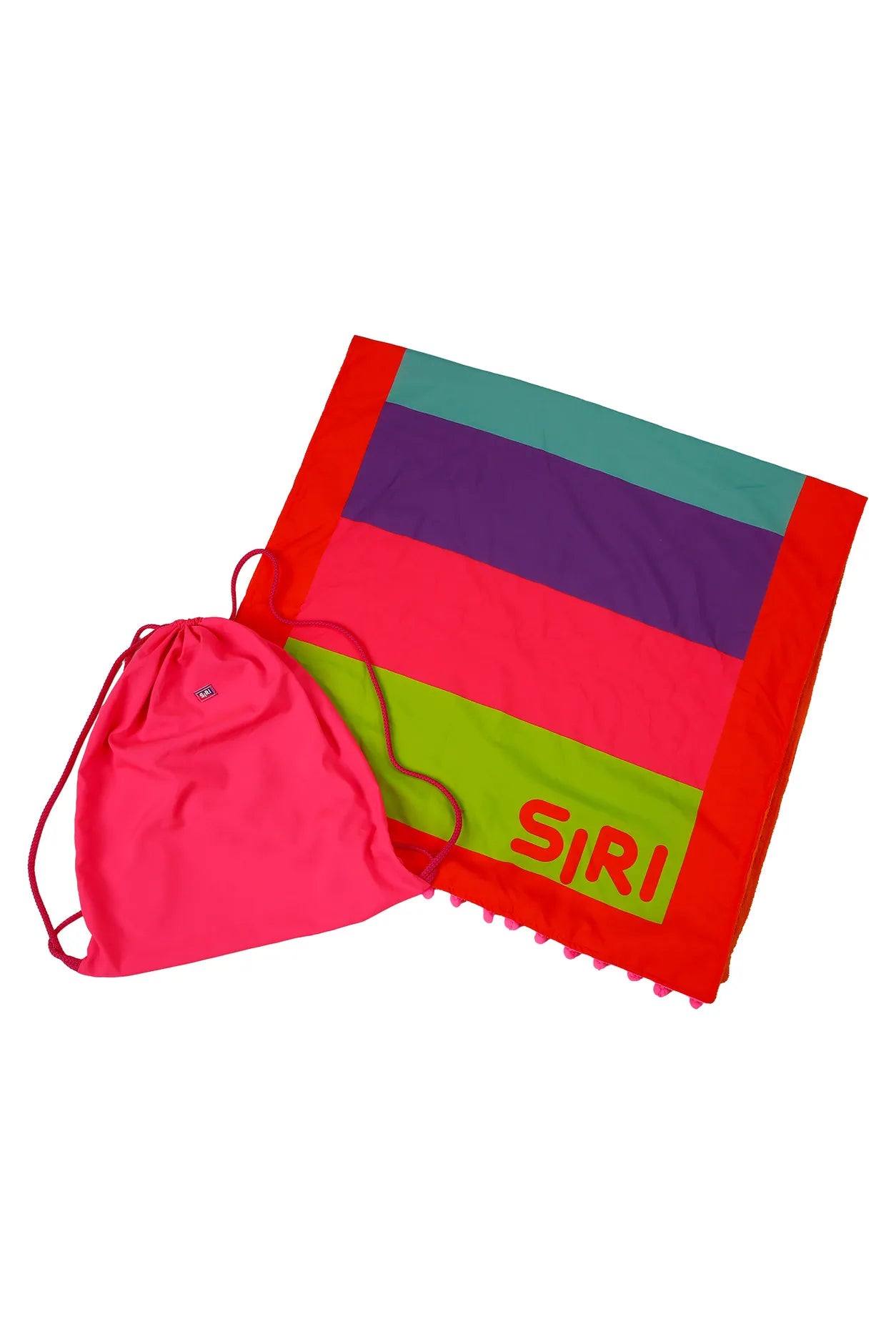 Toalha Infantil Siri Kids com Bolsa Colorida Picolé