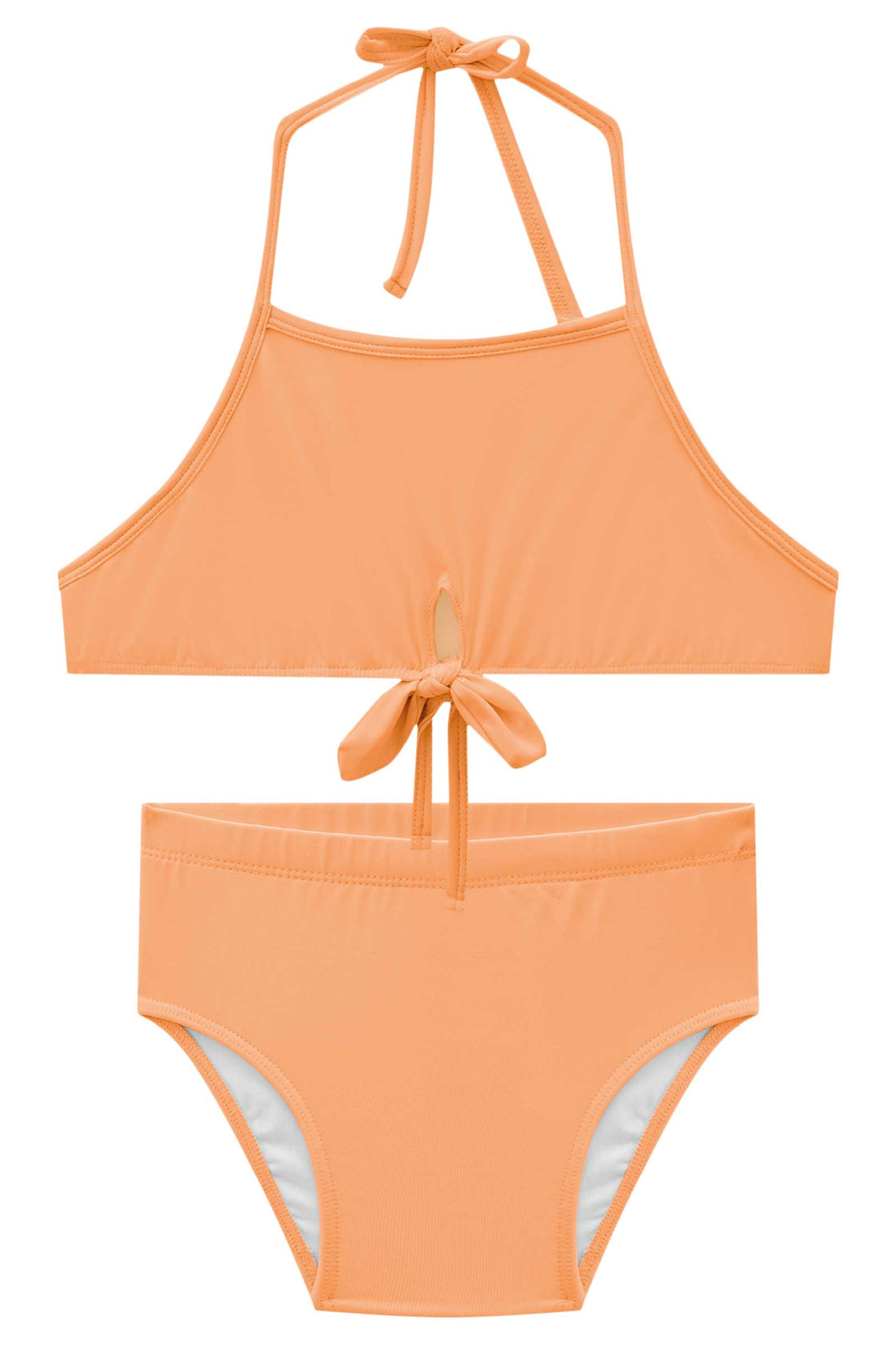 Biquíni Infantil Kukie Verão Laranja Neon