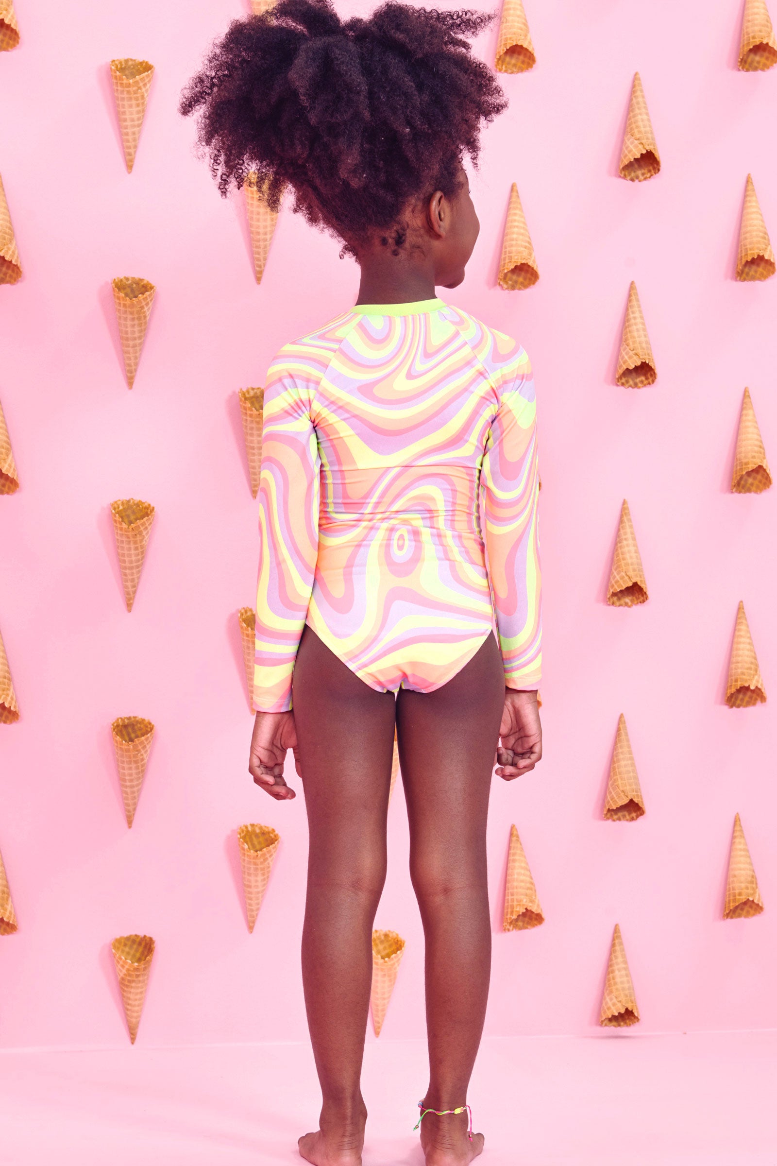 Maiô Infantil Kukie Verão Colorido Neon