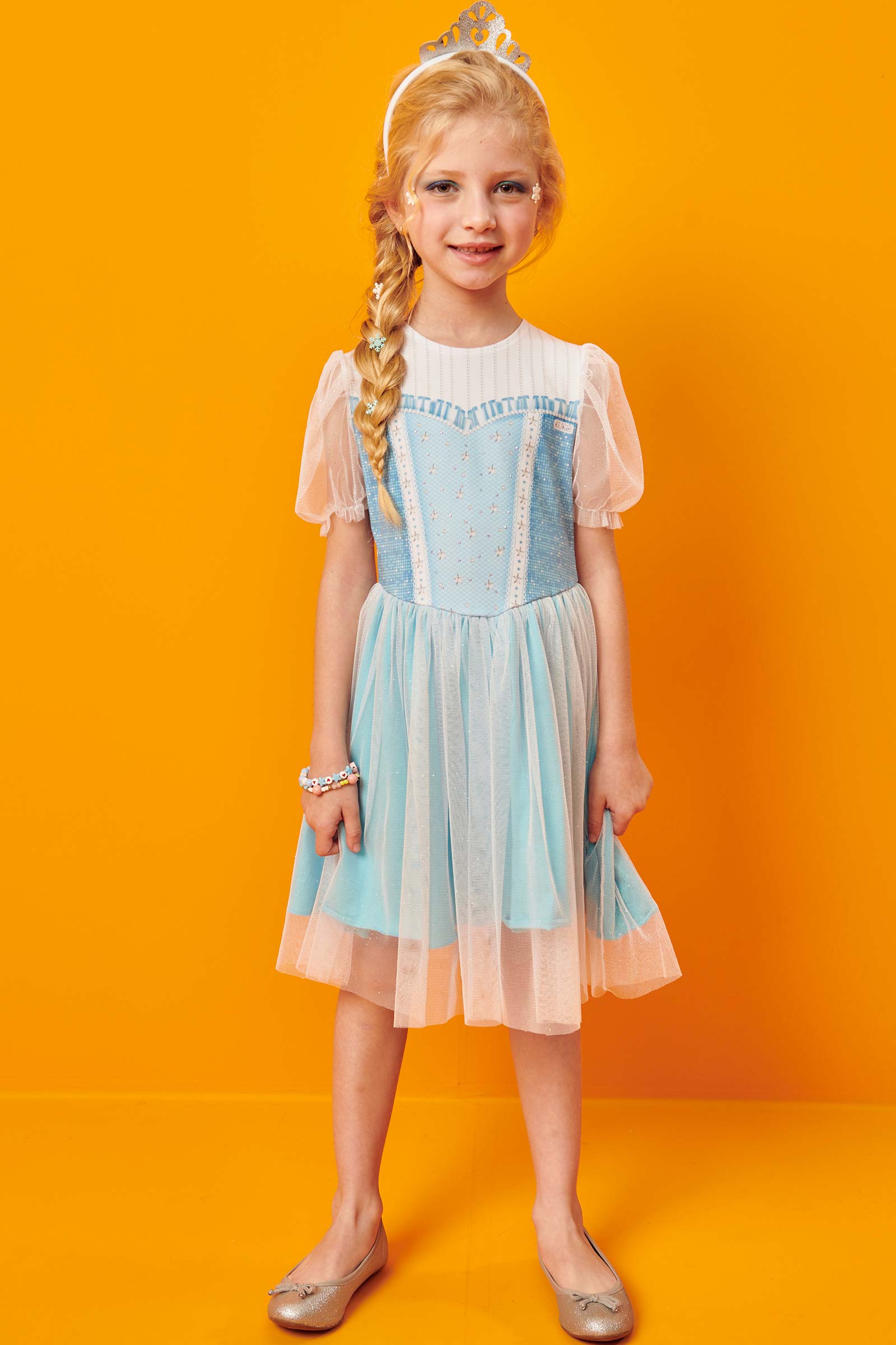 Fantasia Infantil Kukie Verão Frozen