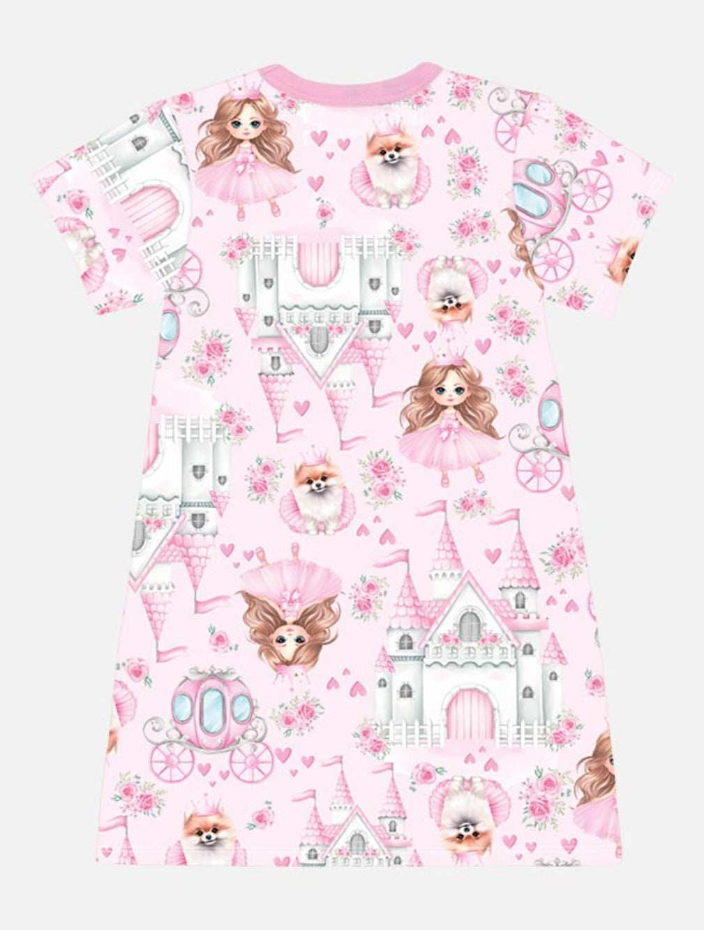 Vestido Infantil Cinti Verão Rosa Princesa