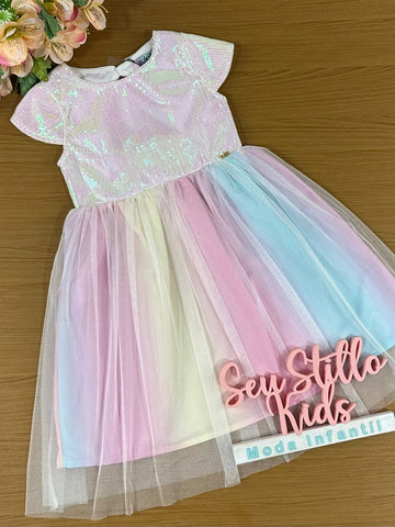 Vestido Infantil Kukie Verão Colors