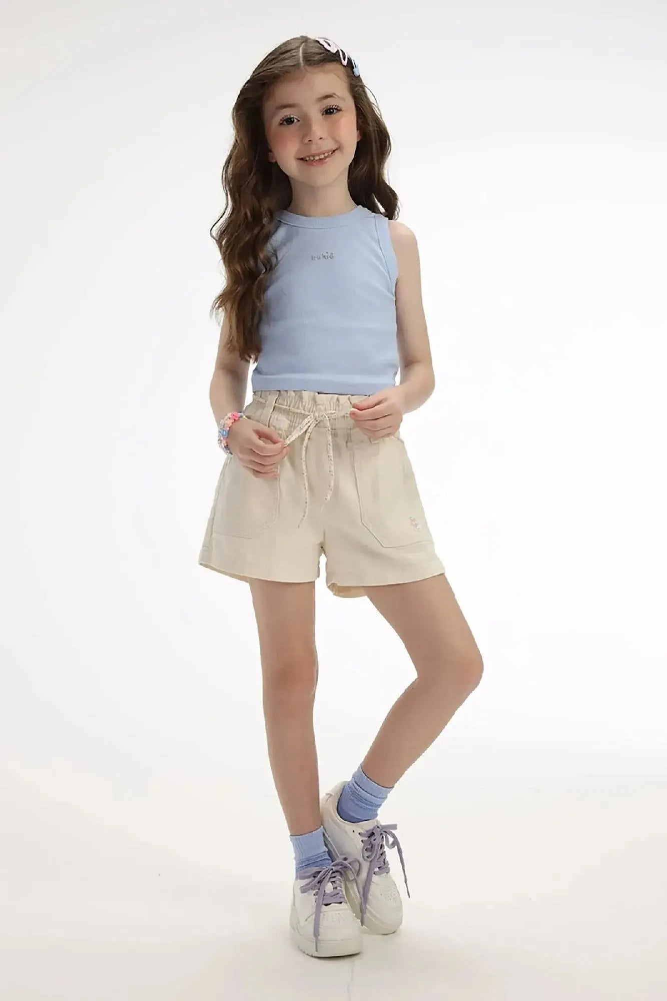 Regata Infantil Menina Kukiê Azul