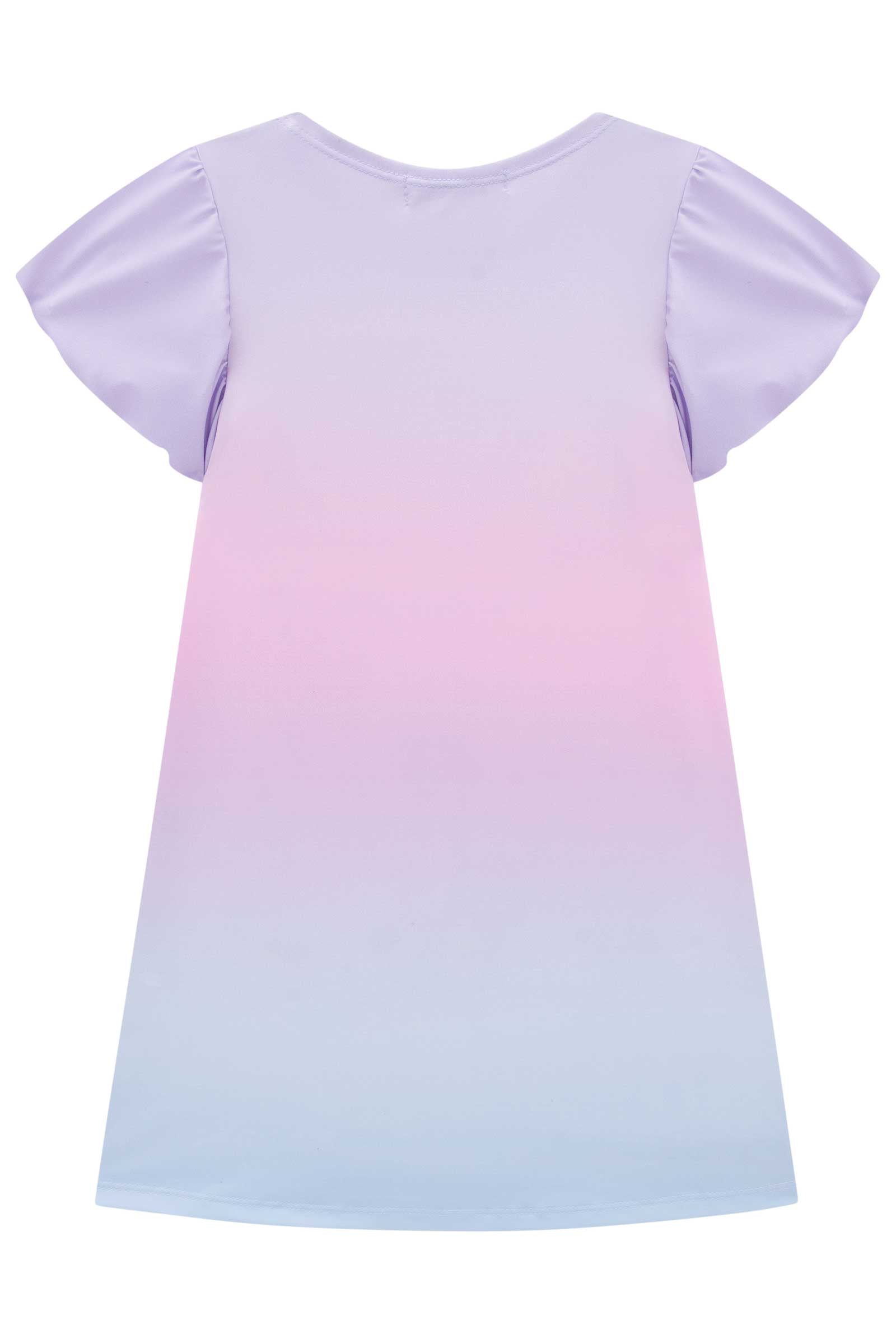 Vestido Infantil Kukie Verão Ursinha Rainbow