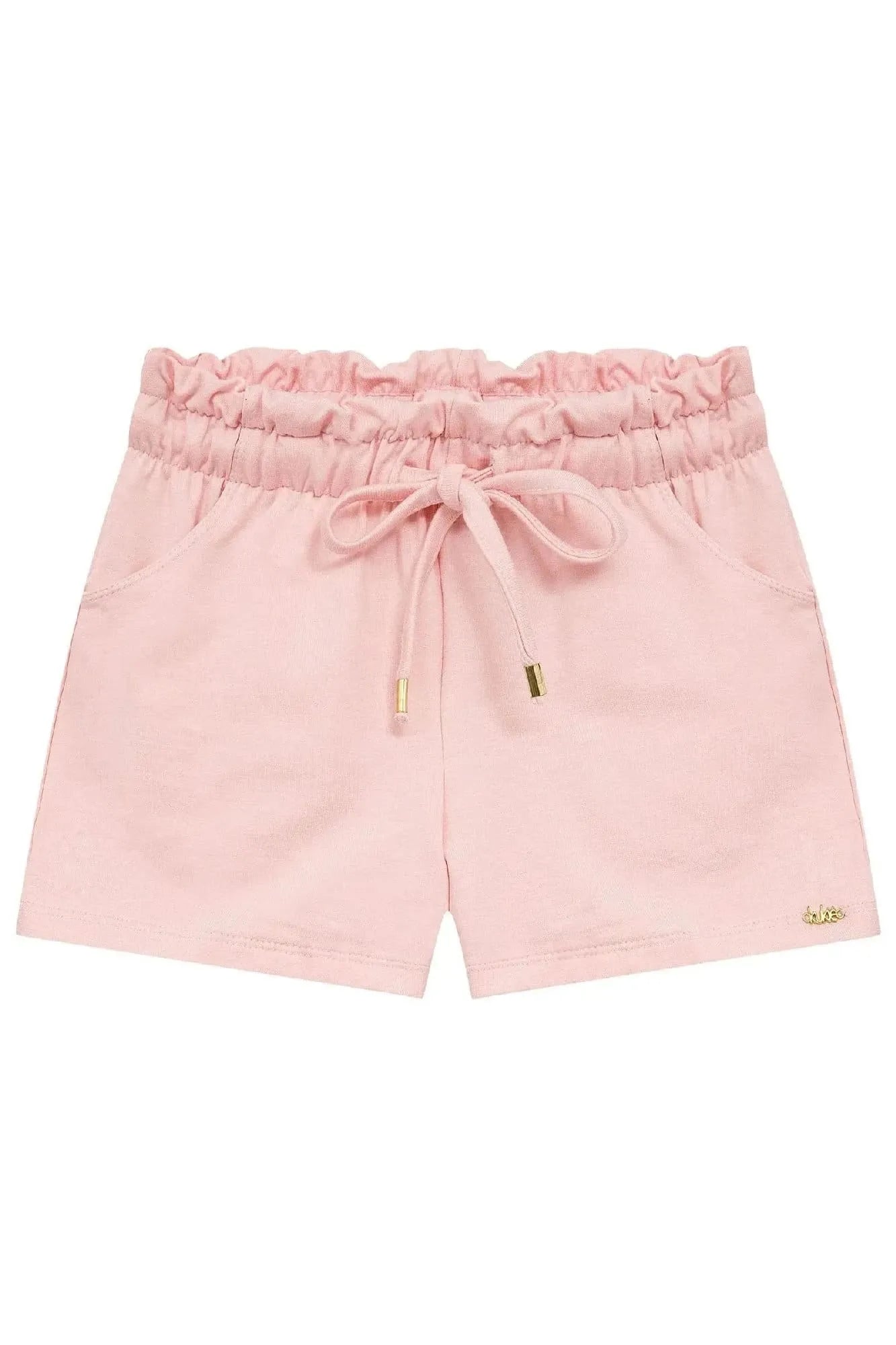 Shorts Infantil Menina Kukiê Rosa Claro