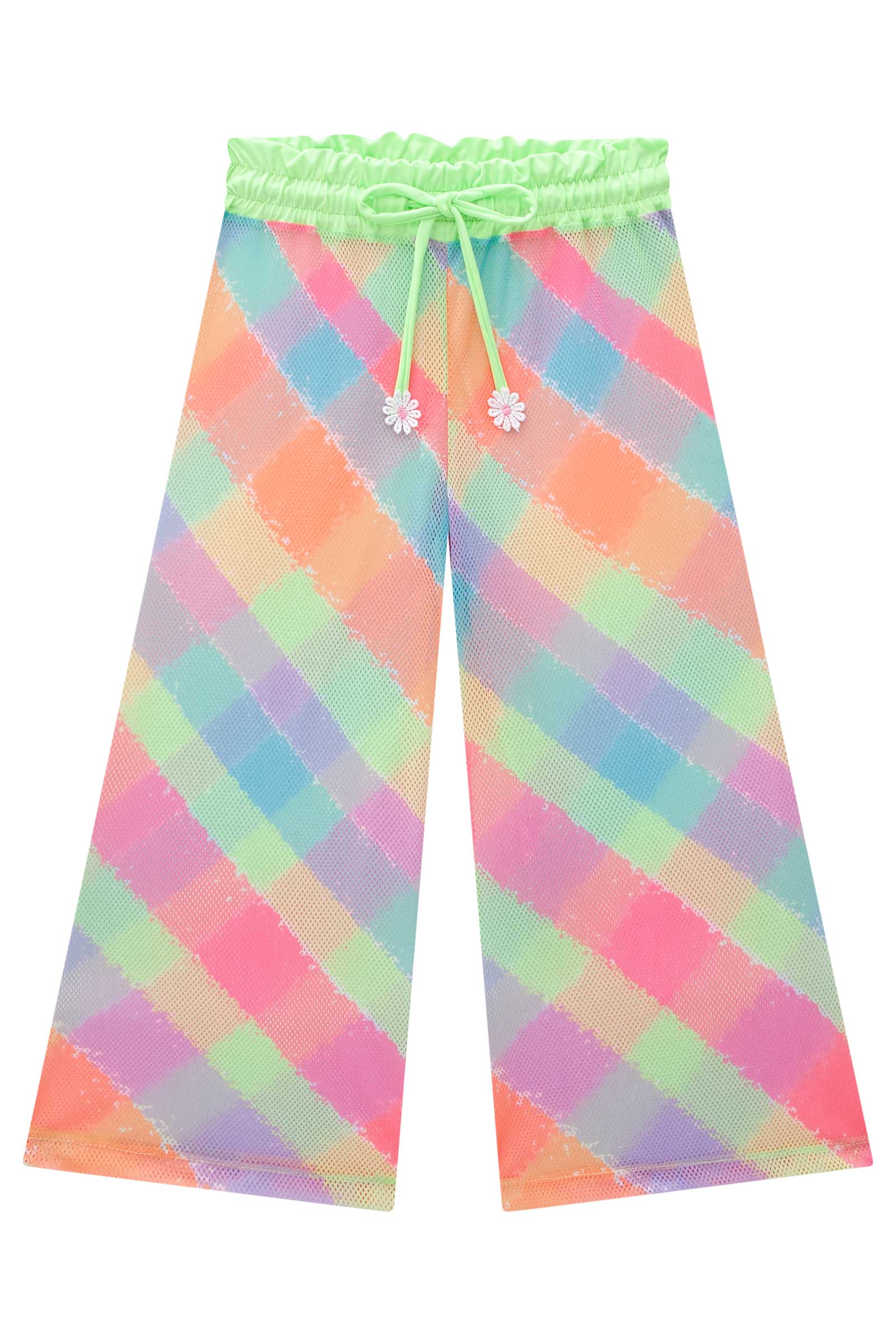 Calça Infantil Kukie Verão de Piscina Telada Neon