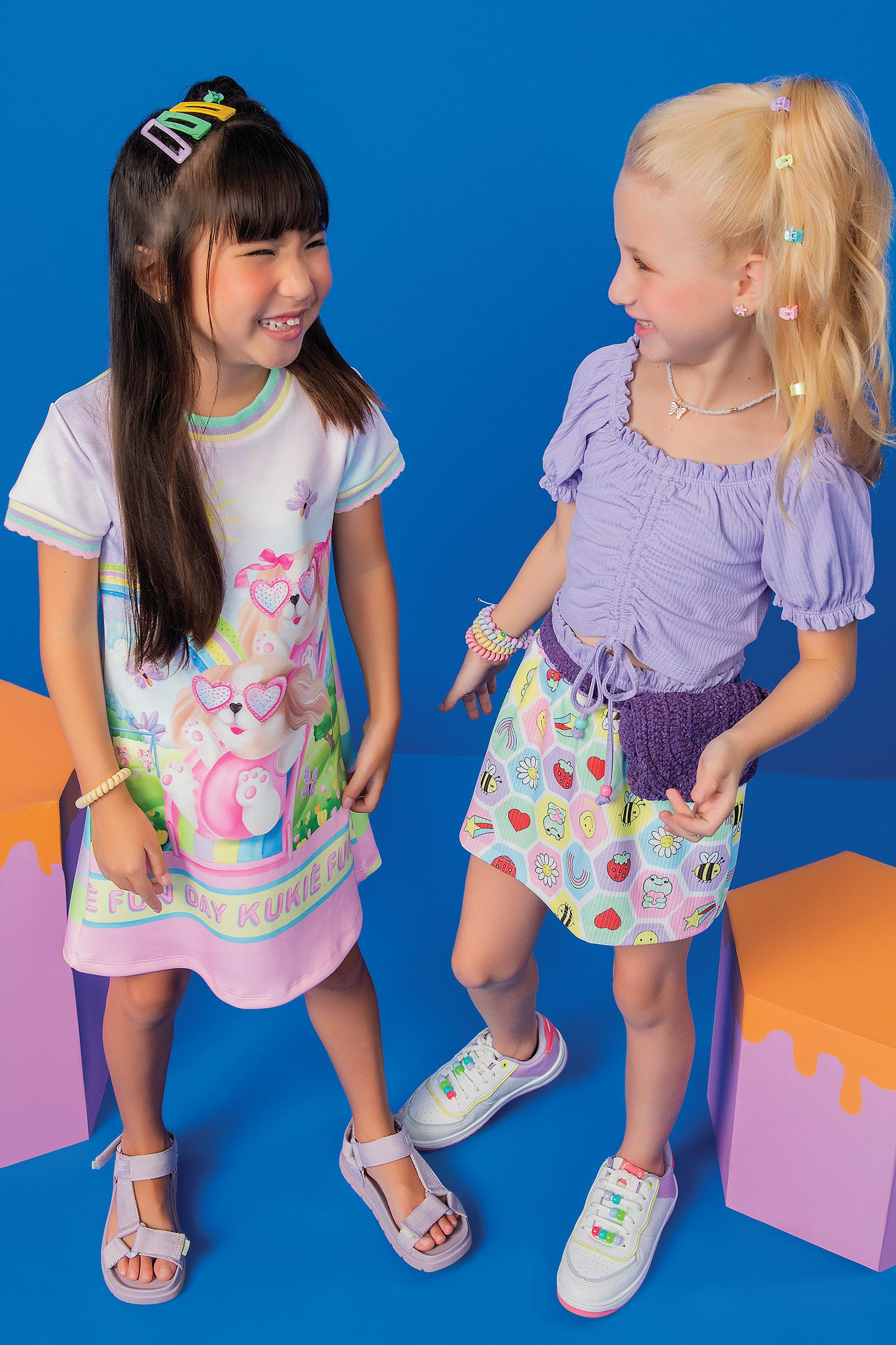 Vestido Infantil Kukie Verão Fun Day