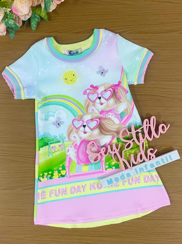 Vestido Infantil Kukie Verão Fun Day