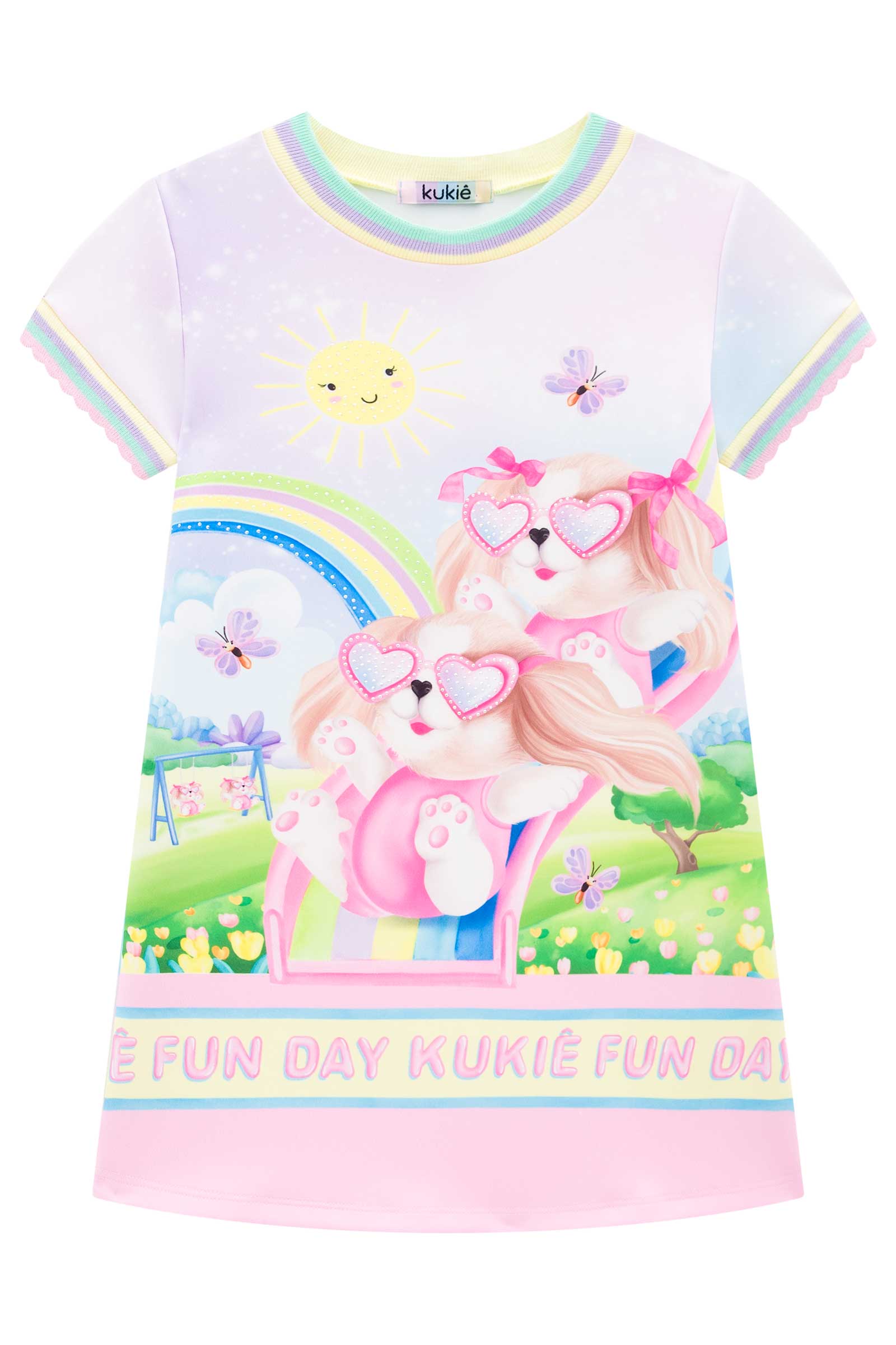 Vestido Infantil Kukie Verão Fun Day