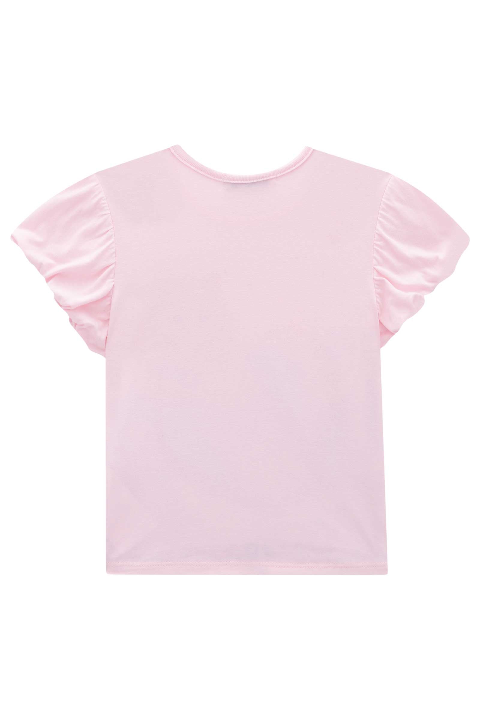 Blusa Infantil Kukie Verão Sereia Rosa
