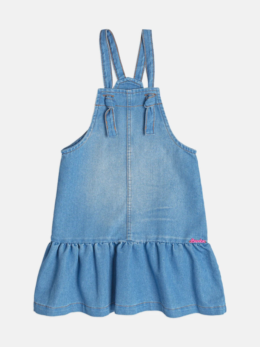 Salopete Infantil Menina Bimbi Jeans