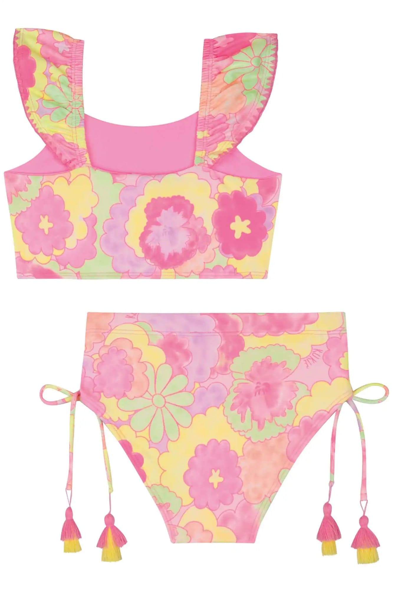 Biquíni Infantil Kukiê Verão Rosa Floral