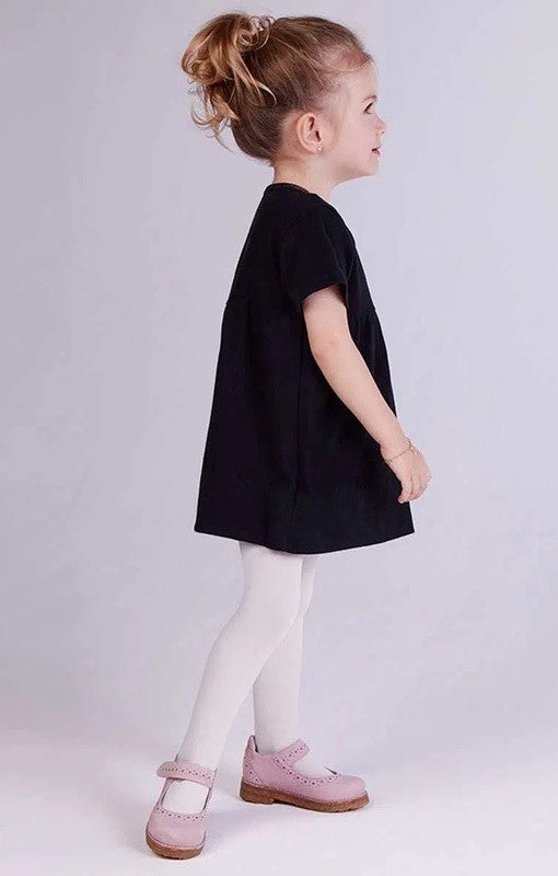 Meia Calça Infantil Lobinha Lupo Microfibra Branca Fio 80