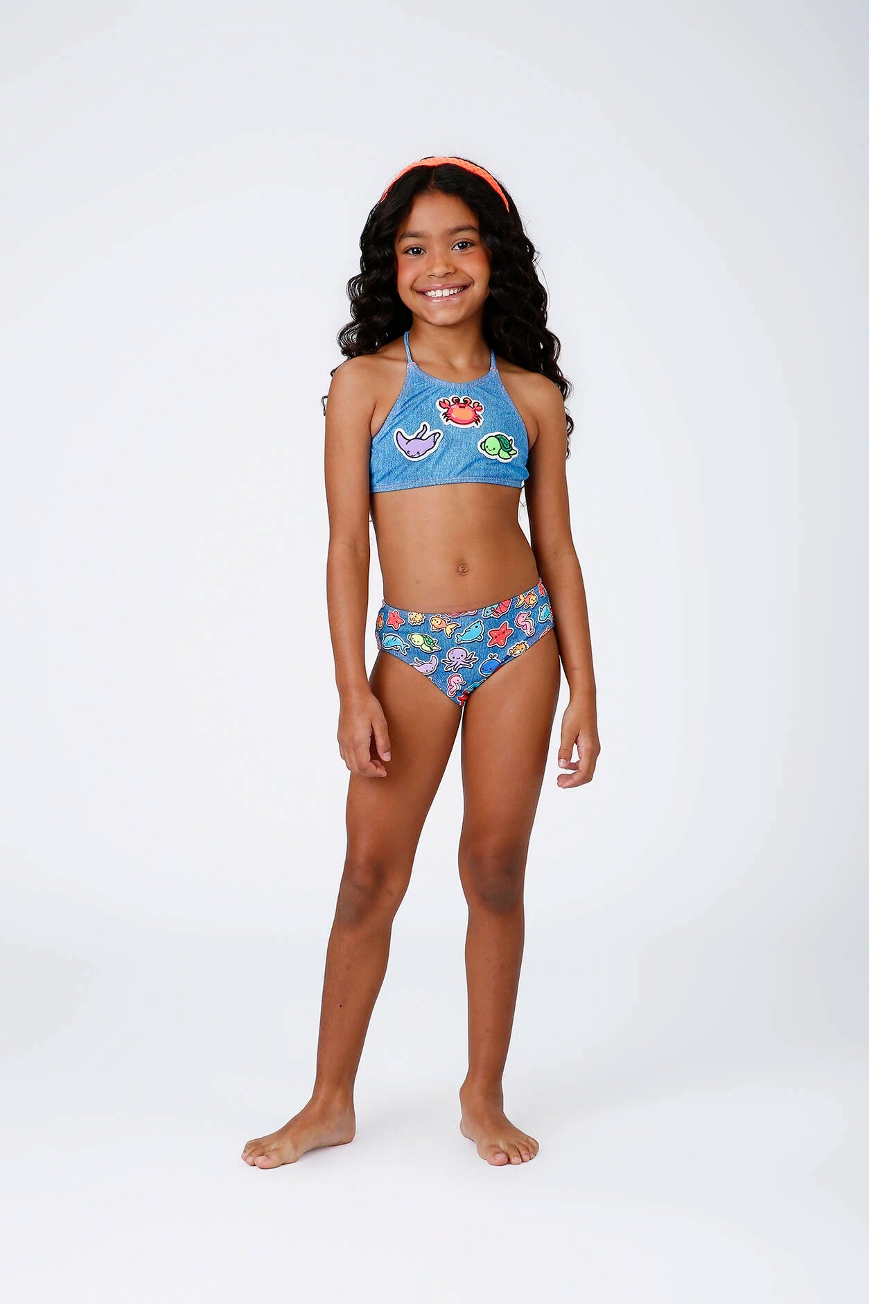 Biquíni Infantil Siri Kids Lola Sea Jeans 43214