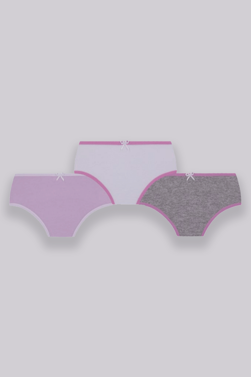 Kit Calcinha Infantil Lupo Básica Lilás