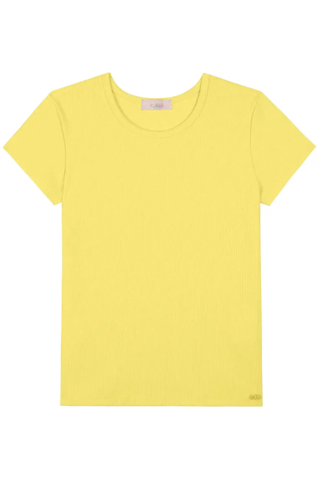 Blusa Infantil Kukiê Verão Canelado Amarelo