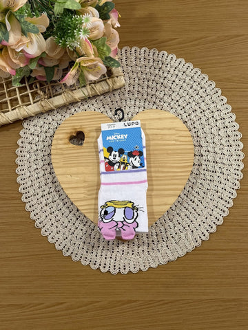 Meia Infantil Lupo Cano Curto Margarida Disney