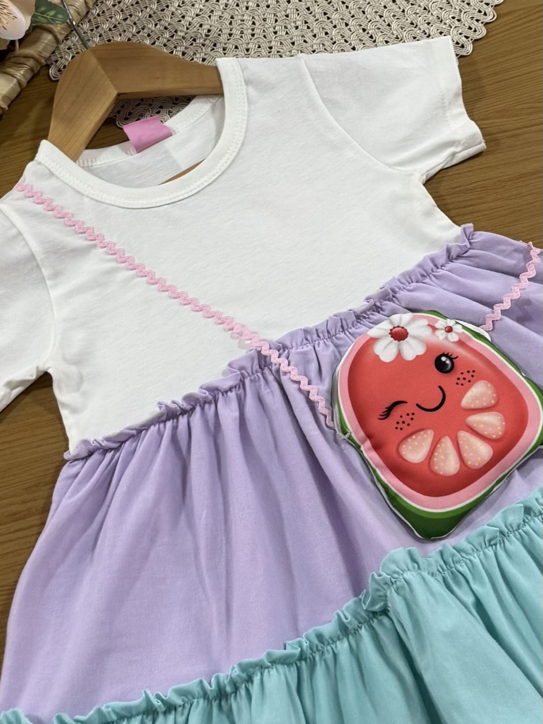 Vestido Infantil Cinti Verão Três Marias com Bolsinha