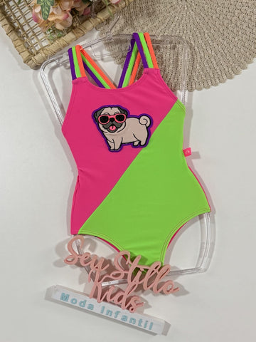 Maiô Infantil Siri Kids Gabi Funny Dog 40086