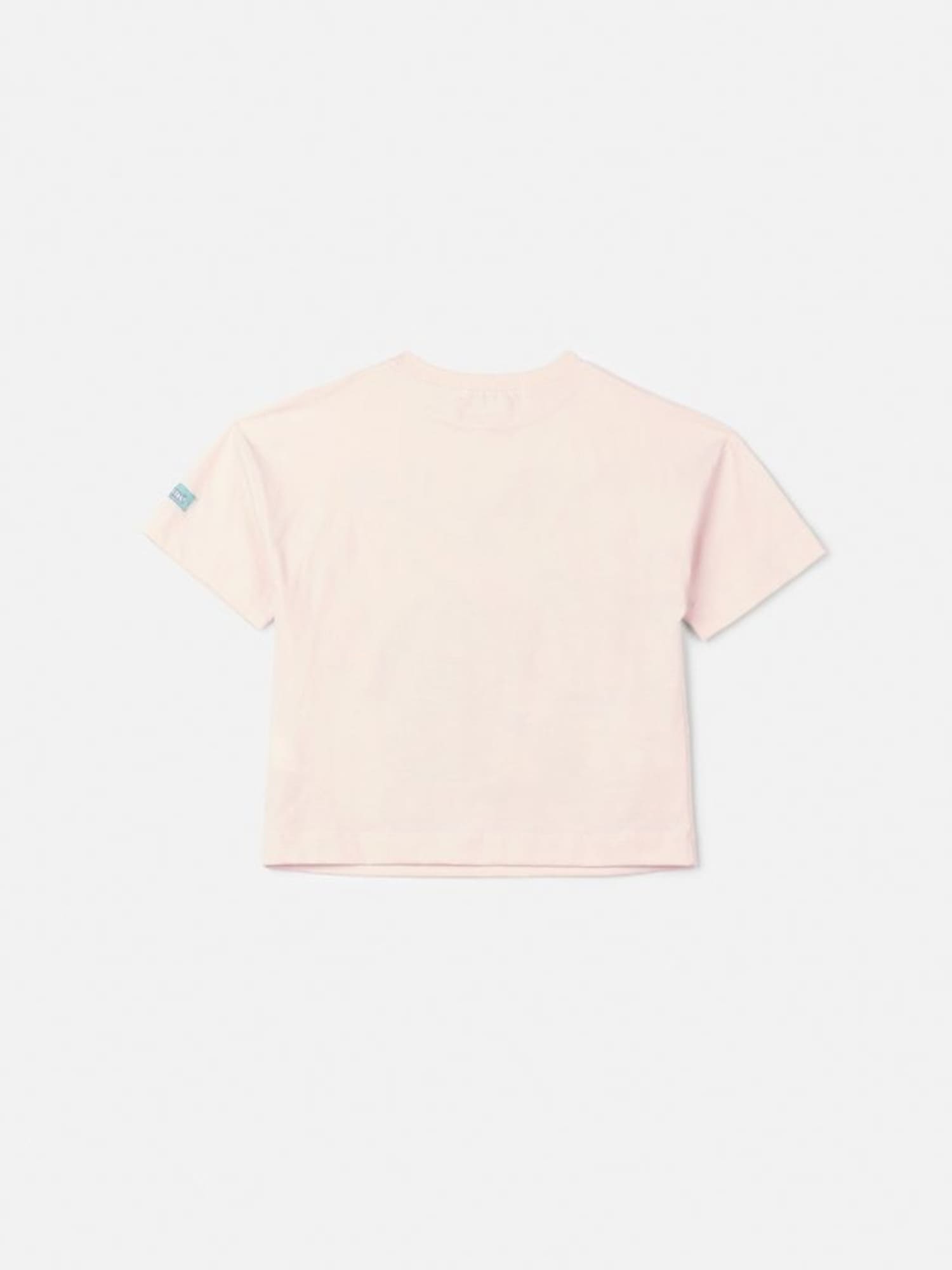 Blusa Infantil Animê Bege Lilo e Stitch com Strass Disney