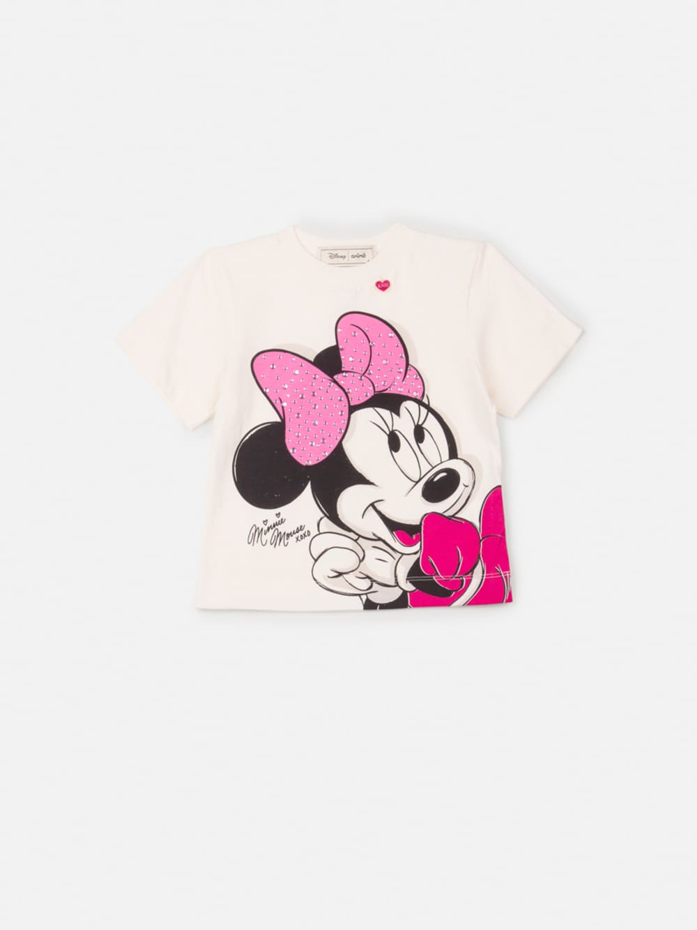 Blusa Infantil Animê Verão Minnie Rosa Disney