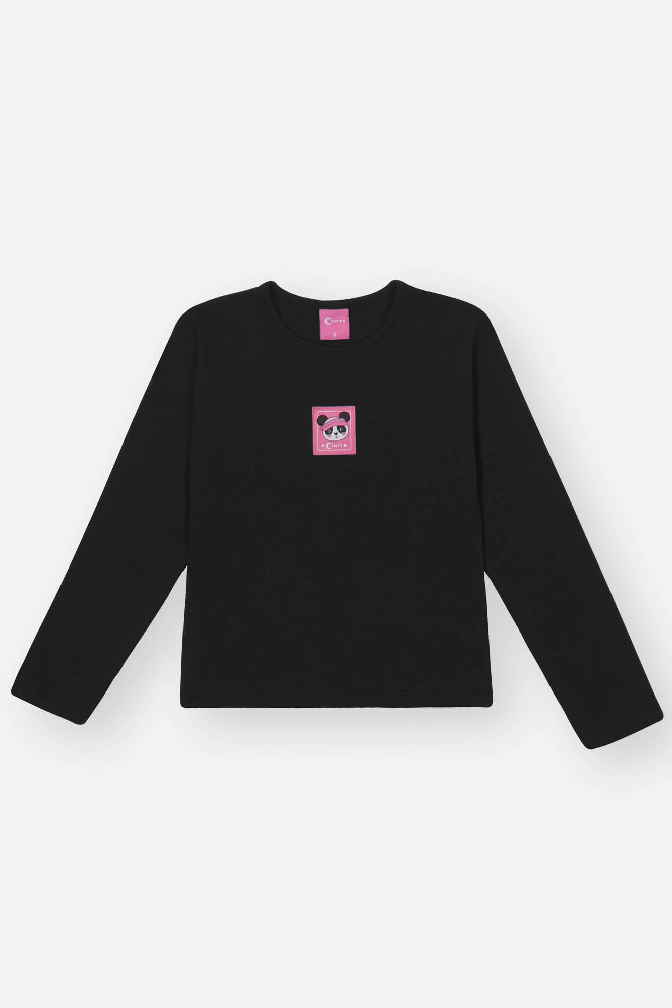 Conjunto Infantil Cinti Inverno com Shorts e Blusa Panda