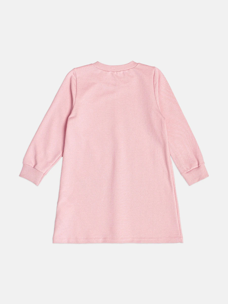Vestido Infantil Momi Inverno Rosa Tico e Teco Tênista