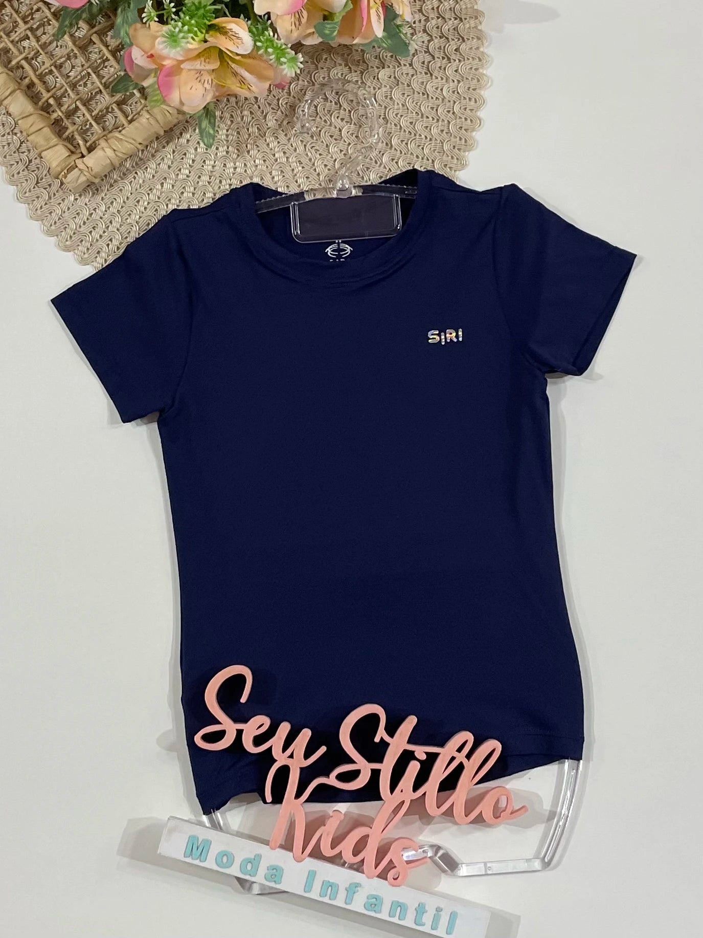 Blusa Infantil Siri Kids Sport Maria New Azul Marinho 42987