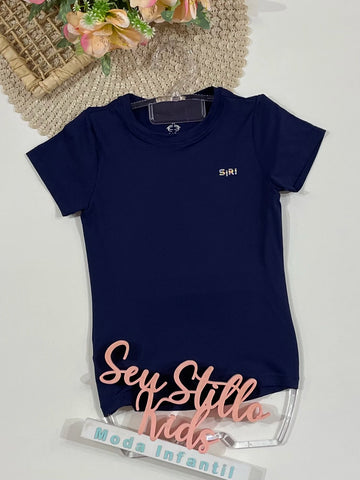 Blusa Infantil Siri Kids Sport Maria New Azul Marinho 42987