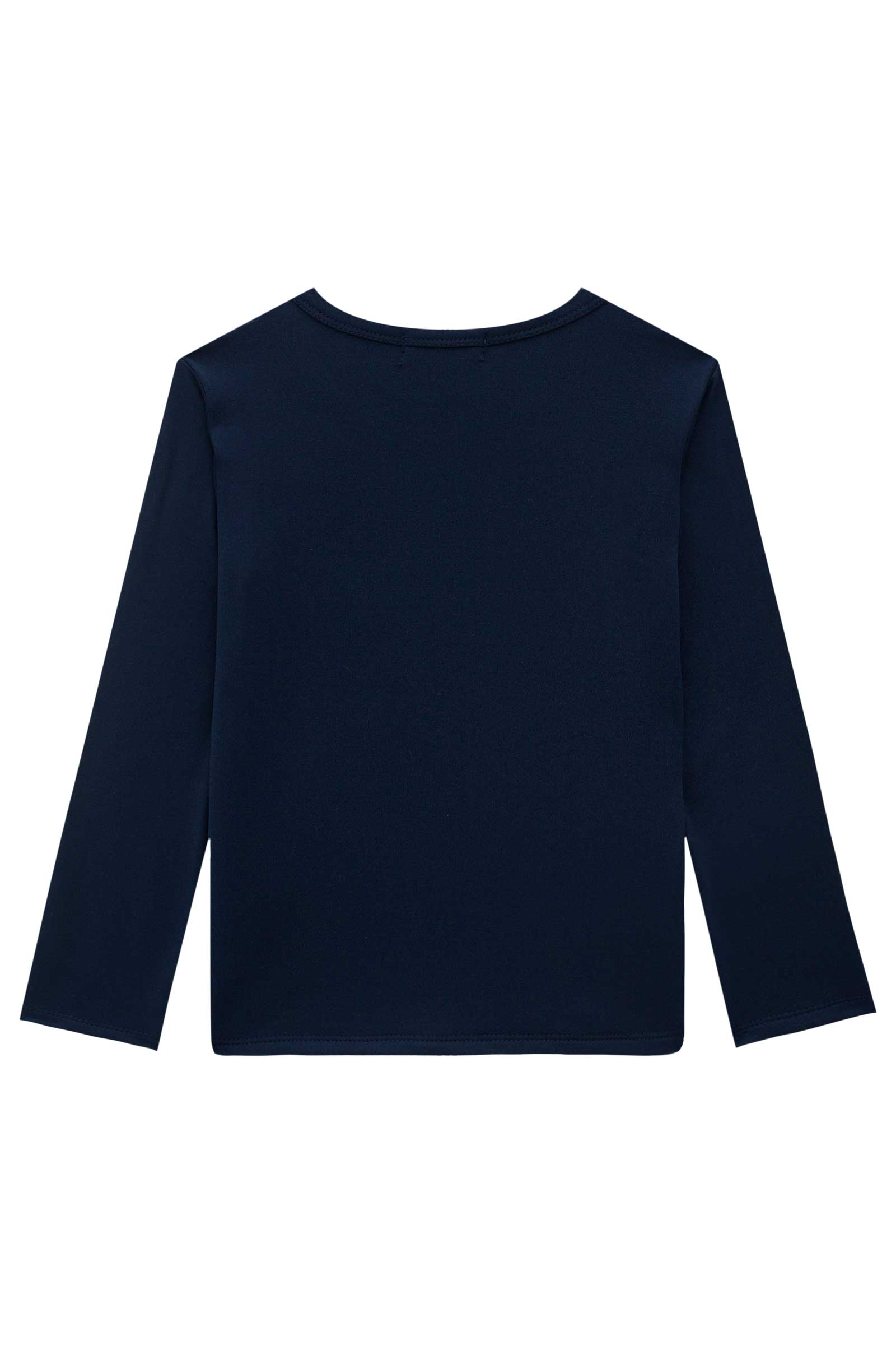 Blusa Infantil Kukie Inverno Manga Longa Preta Básica