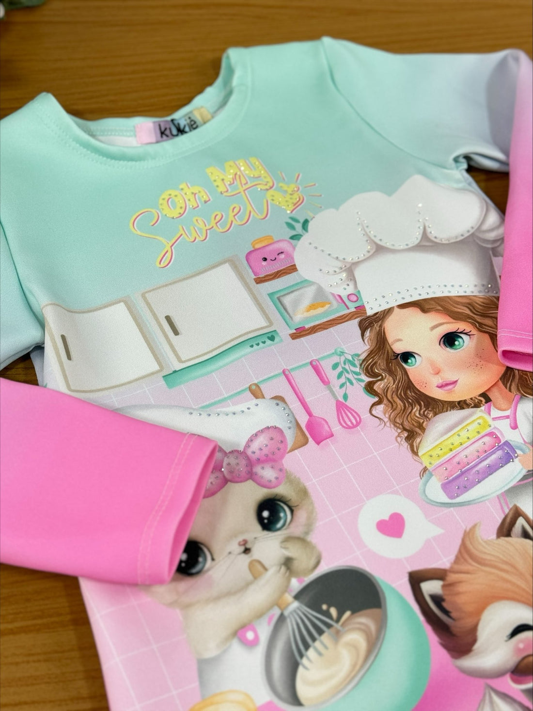 Vestido Infantil Kukie Inverno Cozinheira