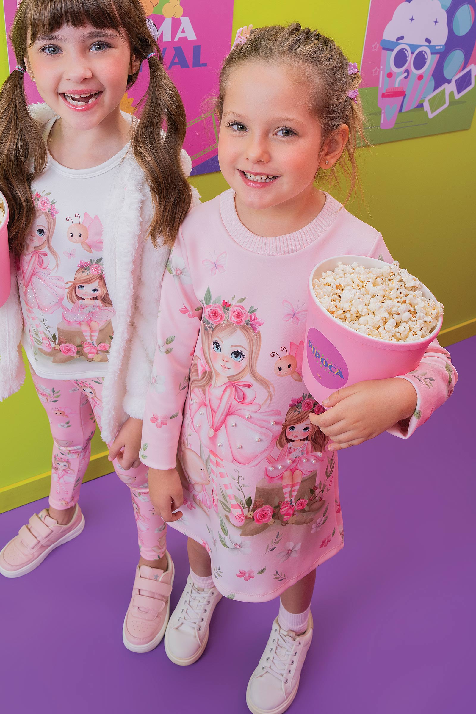 Vestido Infantil Kukie Inverno Fadinha Encanto