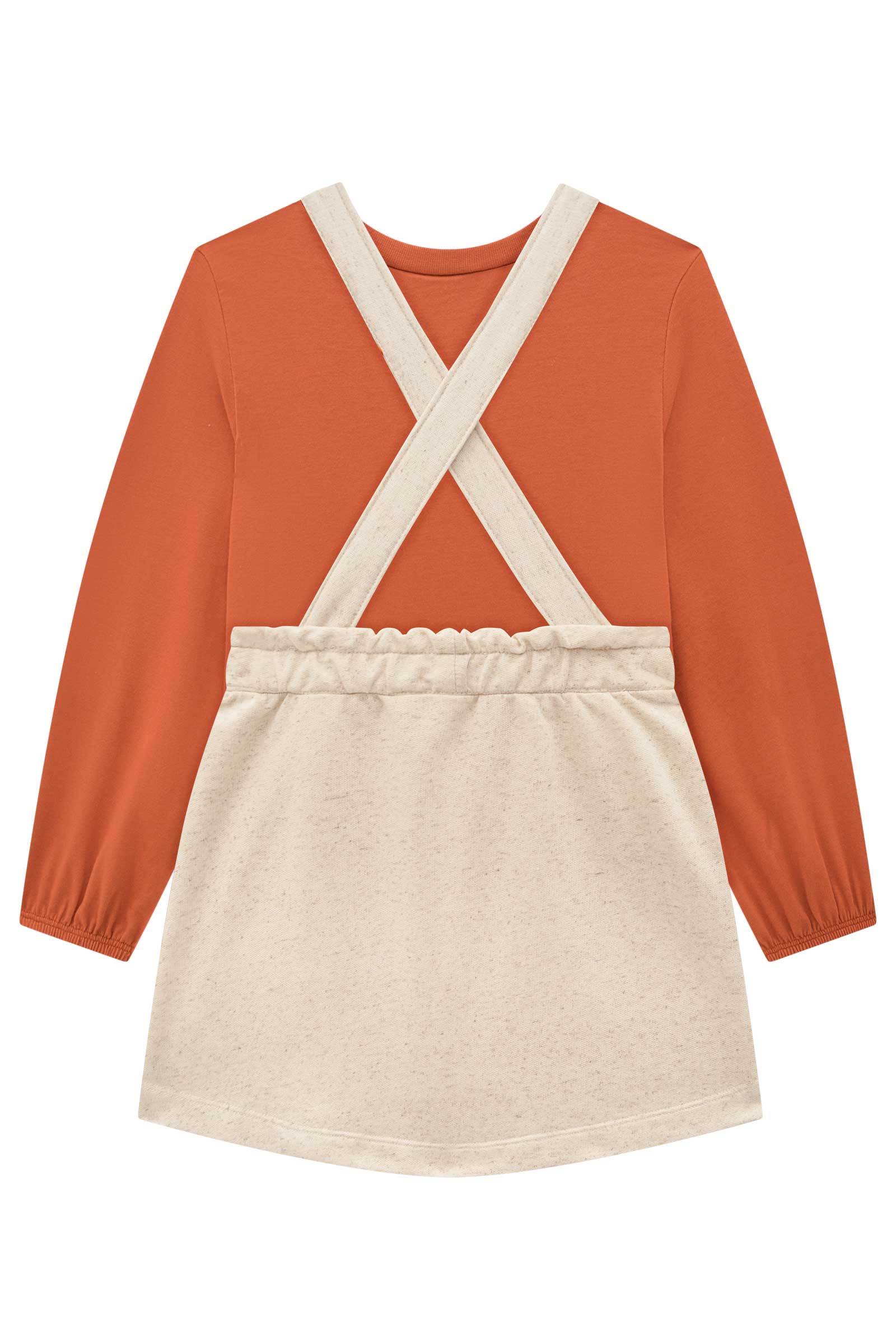Salopete Infantil Kukie Alecrim Inverno com Blusa Raposa