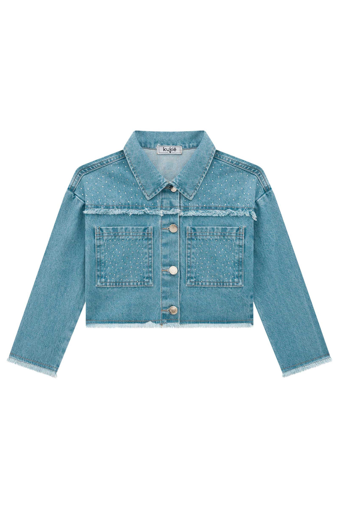 Jaqueta Infantil Kukie Inverno Jeans