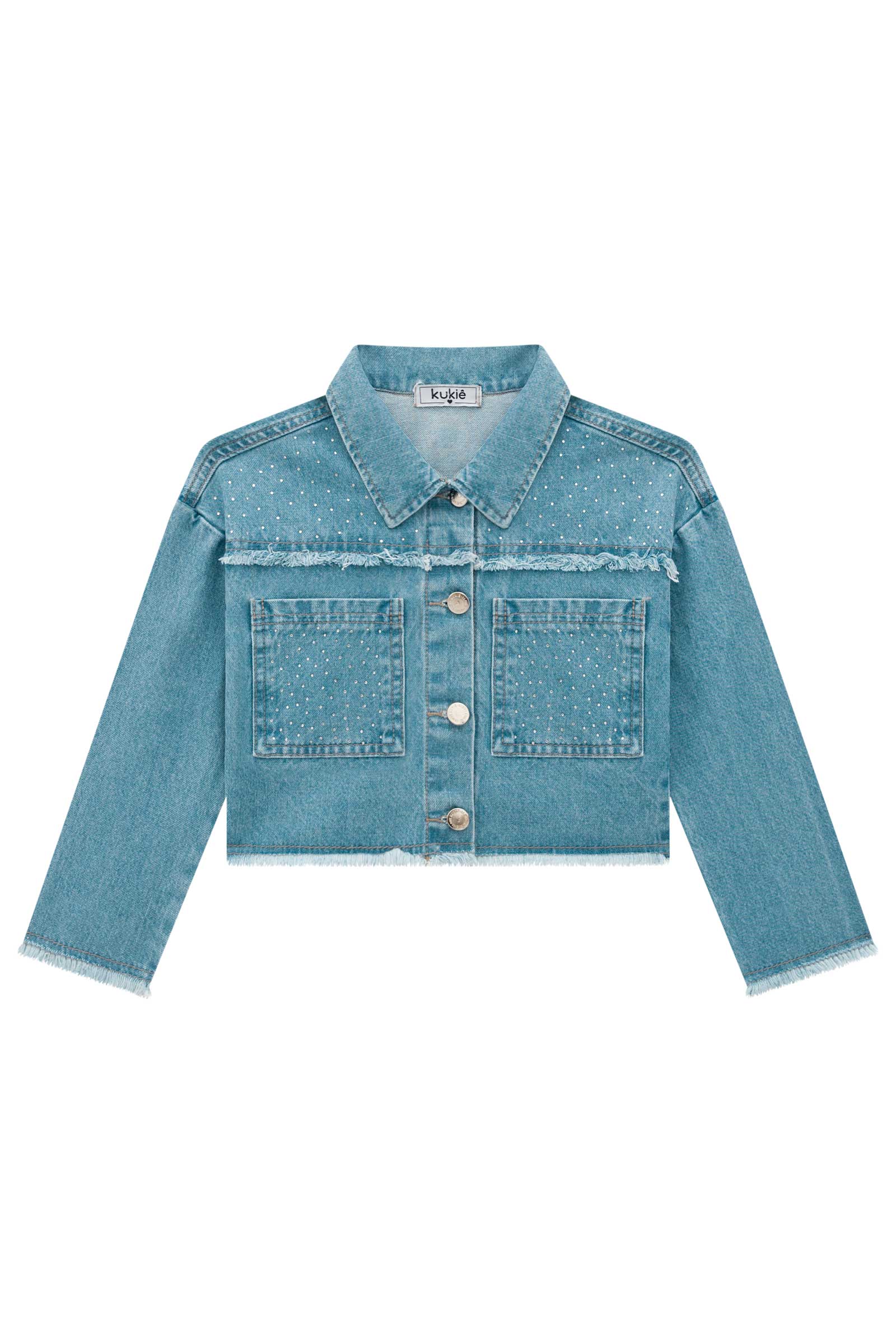 Jaqueta Infantil Kukie Inverno Jeans