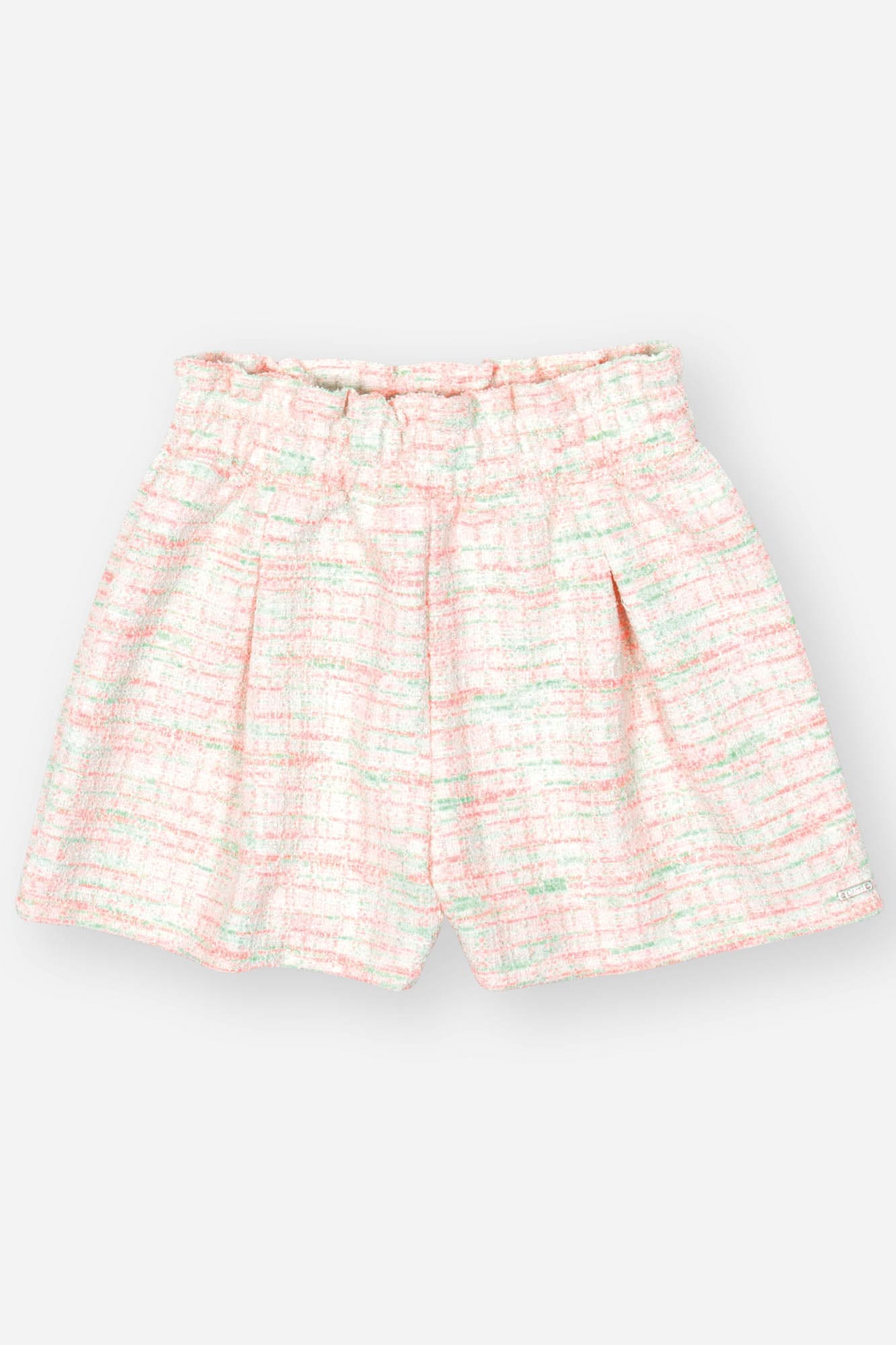 Conjunto Infantil Cinti Inverno Shorts Tweed E Blusa Unicórnio Laranja