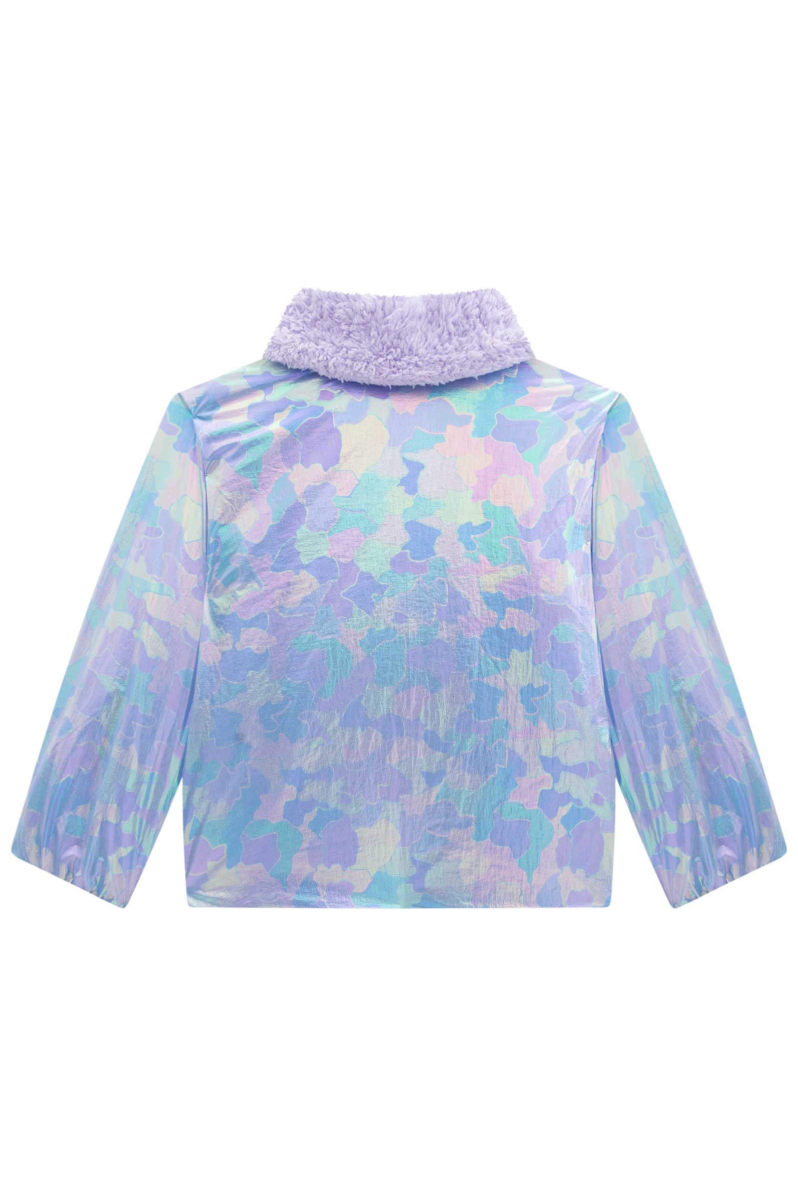 Jaqueta Infantil Kukie Inverno Dupla Face Cintilante