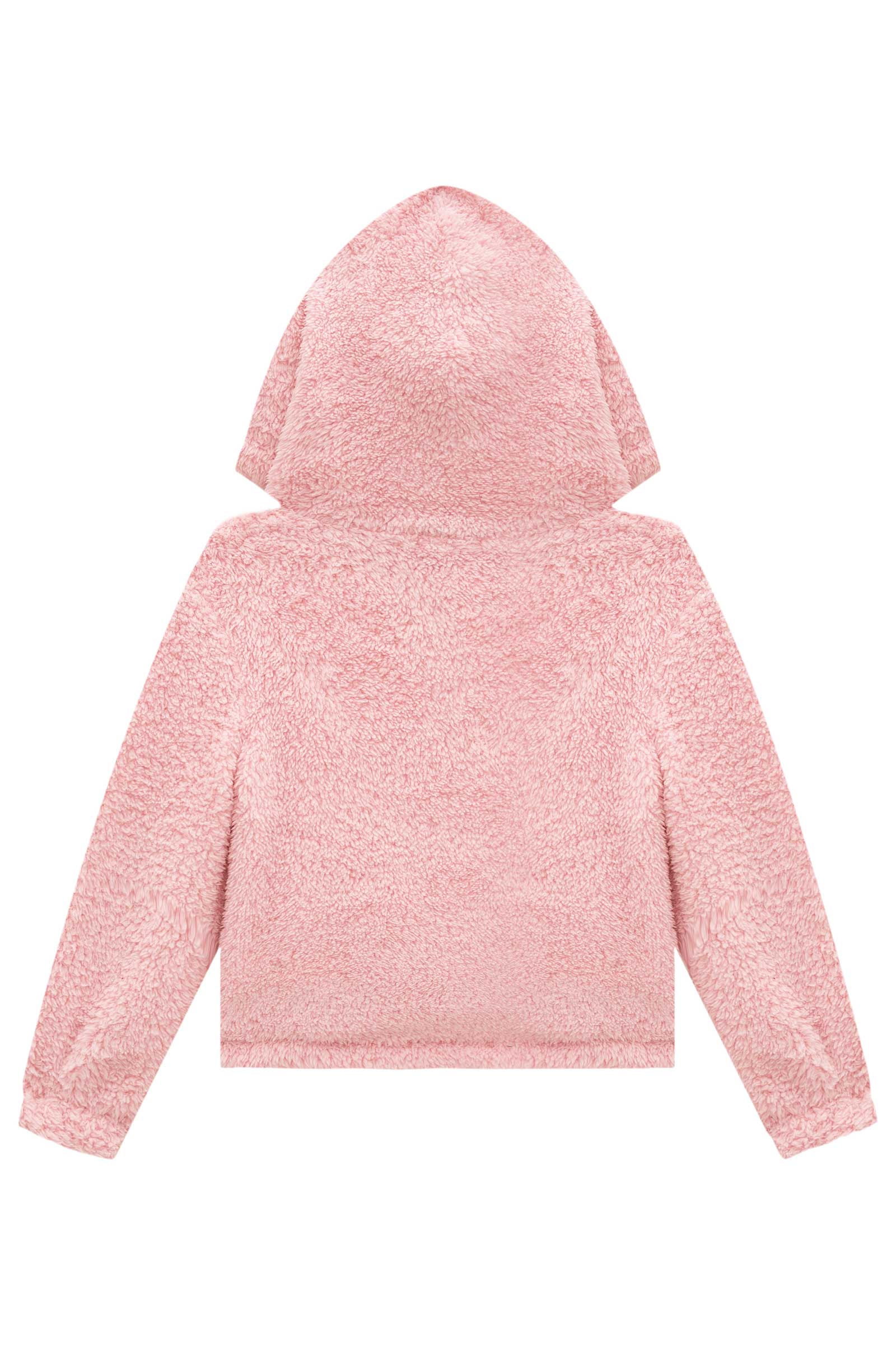 Jaqueta Infantil Kukie Inverno Teddy Rosa