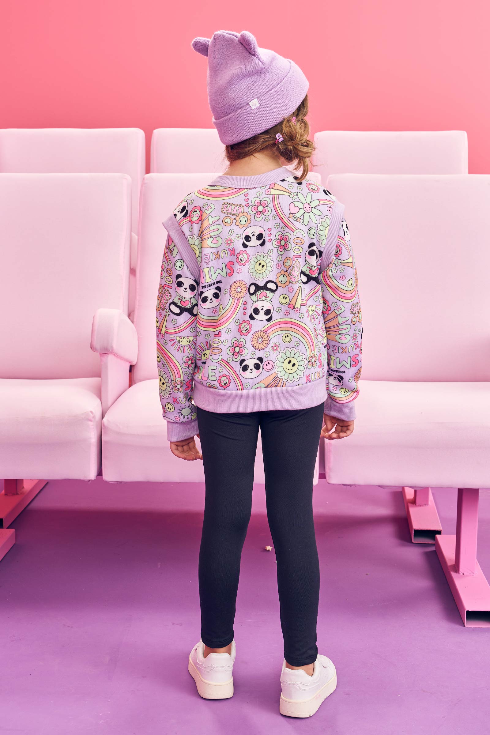 Conjunto Infantil Kukie Inverno Calça e Blusão Panda