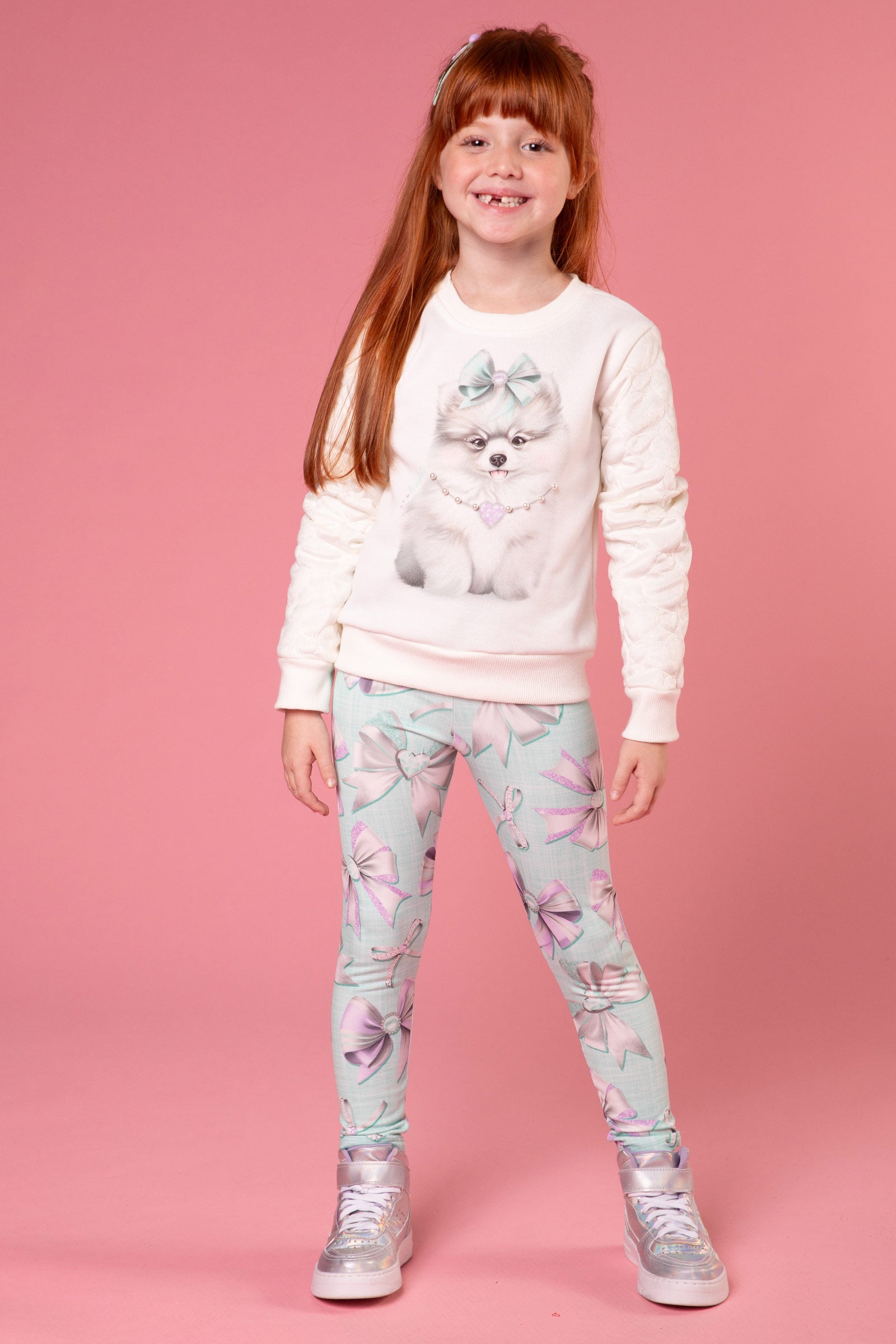 Conjunto Infantil Kukie Inverno Calça Térmica e Blusão Cachorrinho