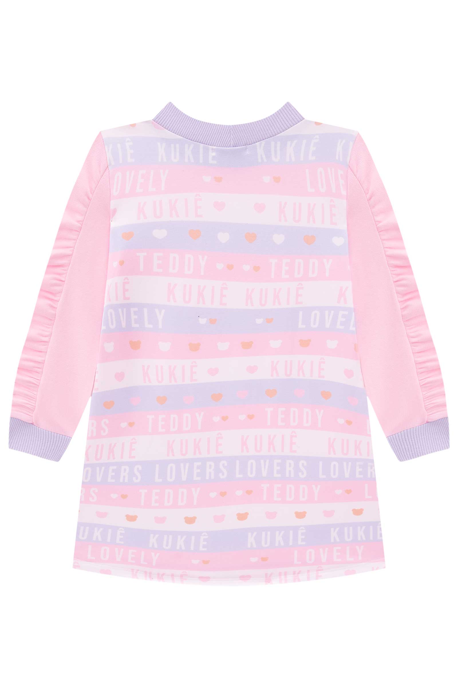 Vestido Infantil Kukie Inverno Colors Lovely
