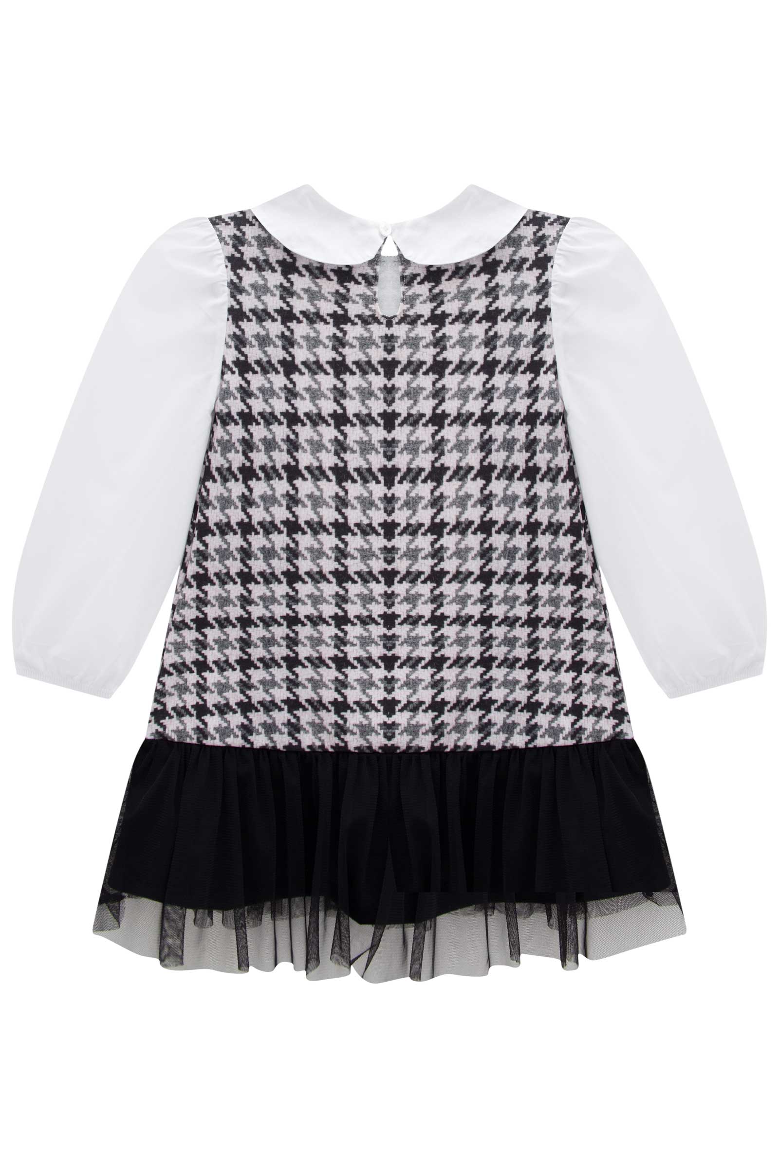 Vestido Infantil Kukie Inverno Crochê 3D